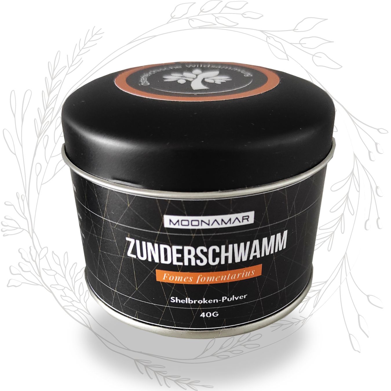 Bio Zunderschwamm Shellbroken Pulver - Moonamar Bio Zunderschwamm (Fomes fomentarius) Shellbroken Pulver - Moonamar